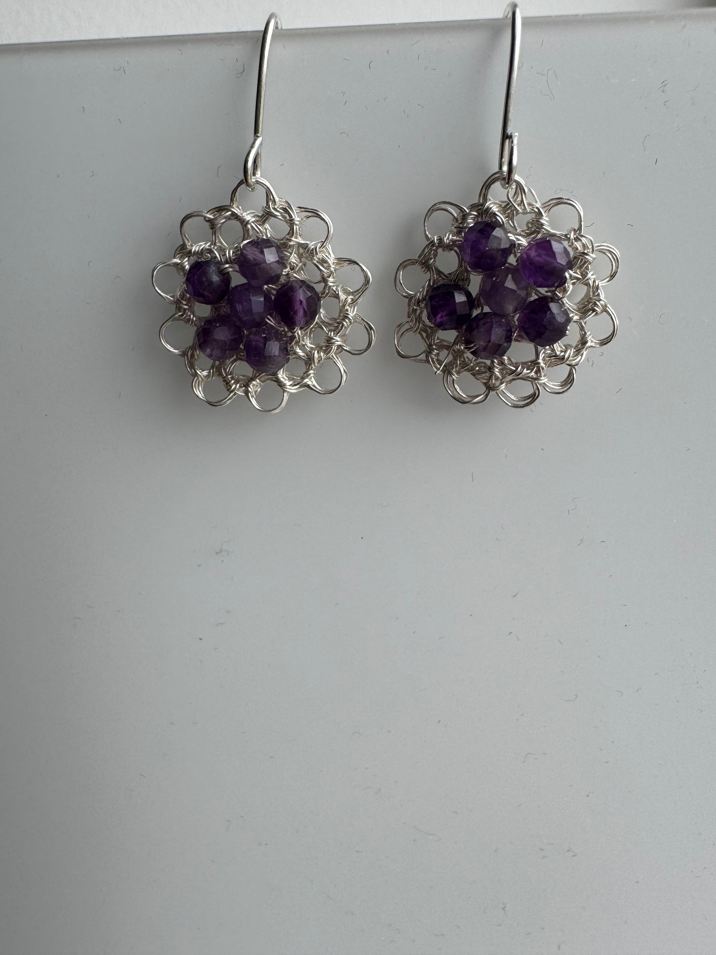 BLOSSOM EARRING AMETHYST