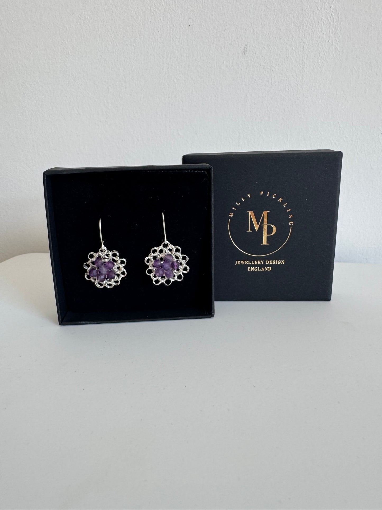 BLOSSOM EARRING AMETHYST