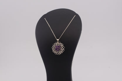 BLOSSOM NECKLACE AMETHYST