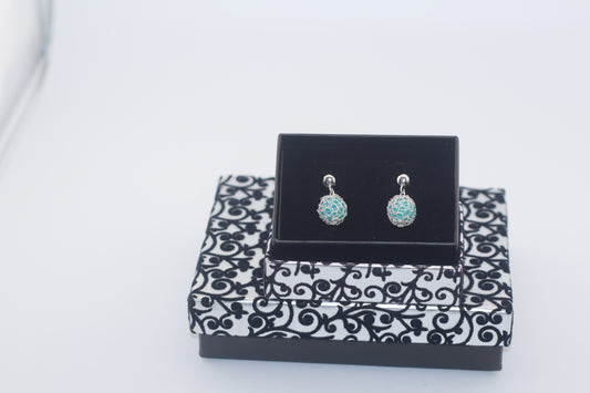 WOVEN BEAD EARRINGS