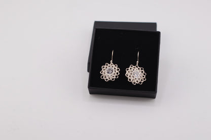 Floral Zircon Earring