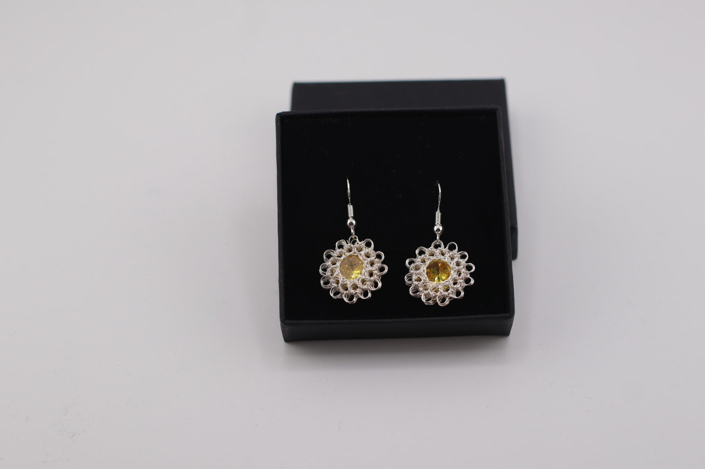 Floral Zircon Earring