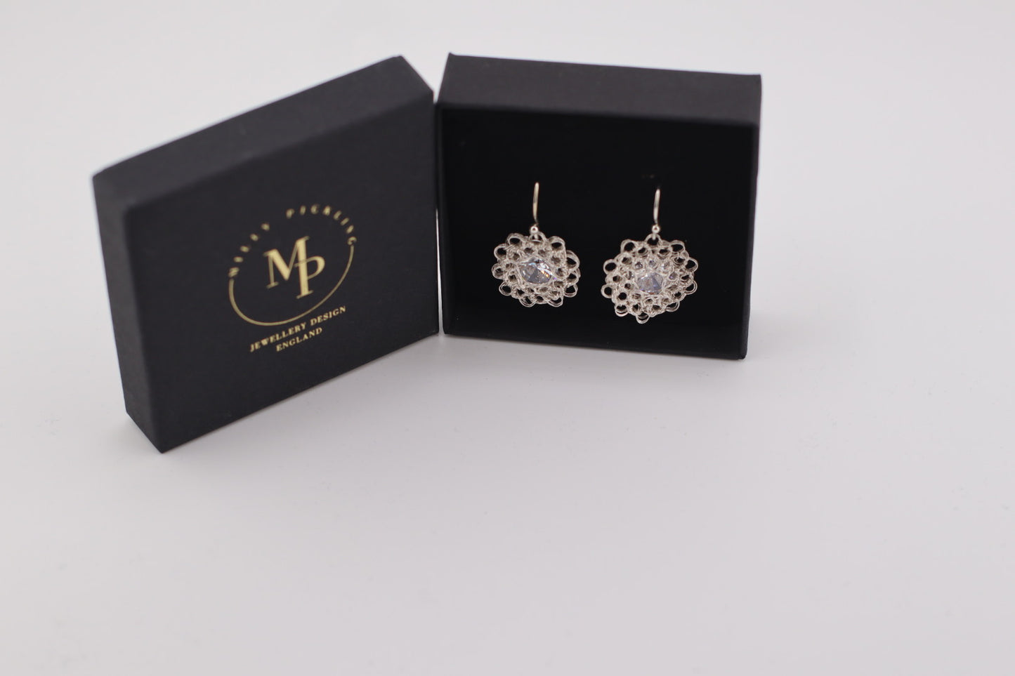 Floral Zircon Earring